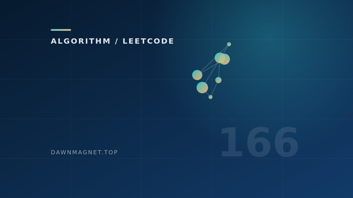 LeetCode 166: Fraction to Recurring Decimal